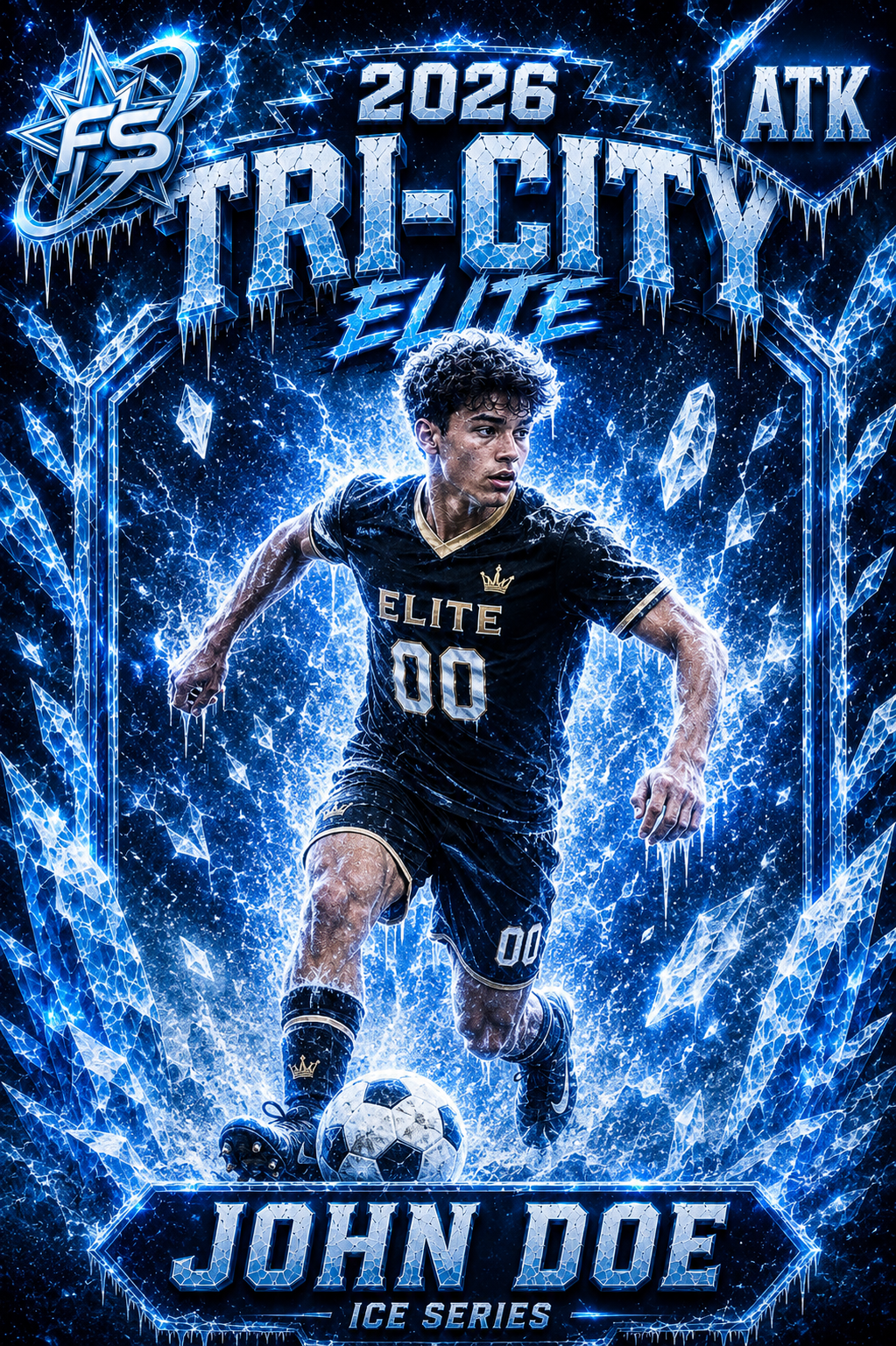Ice Series Edition Custom Sports Card