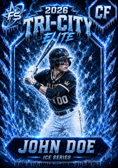 Ice Series Edition Custom Sports Card