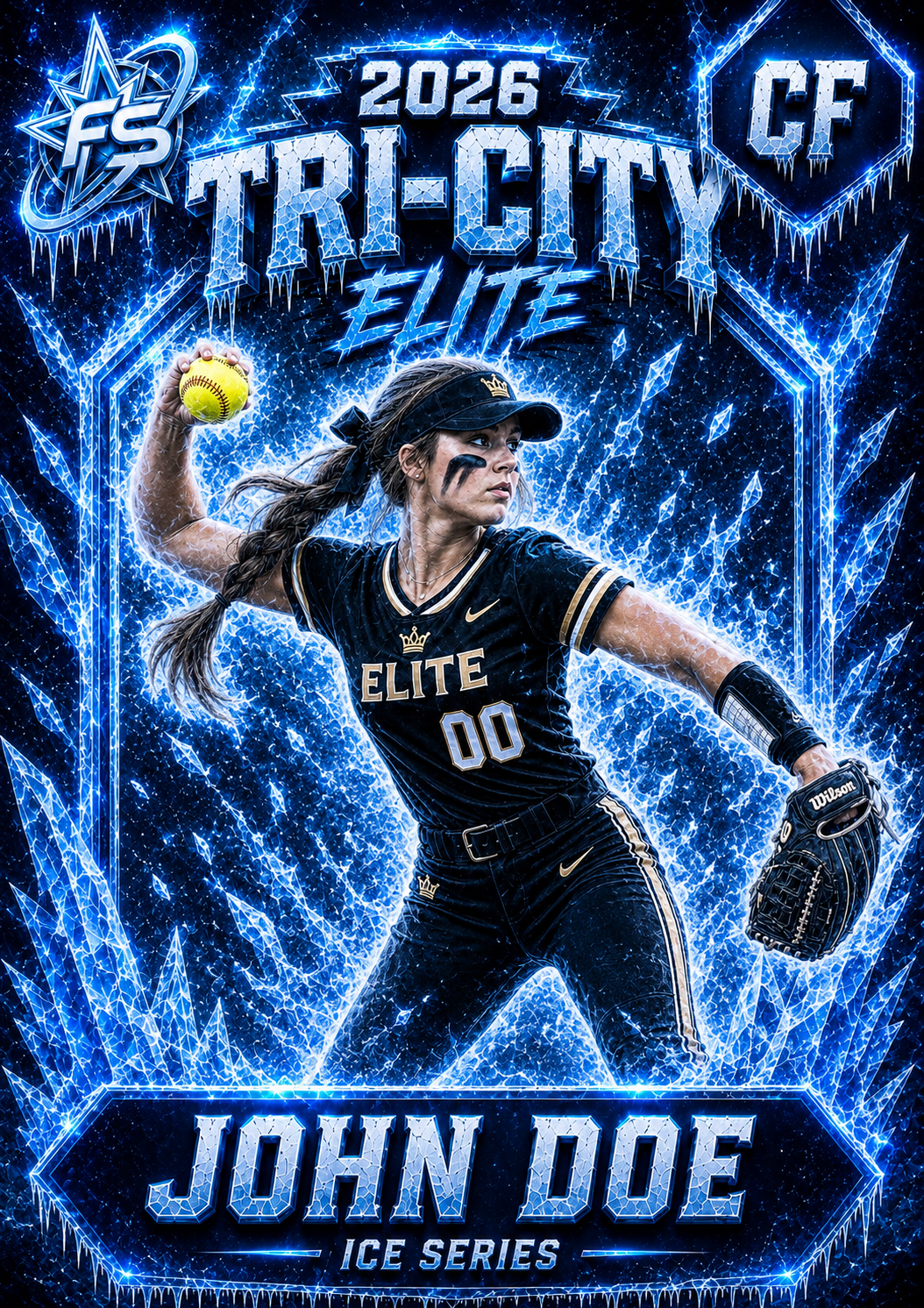 Ice Series Edition Custom Sports Card