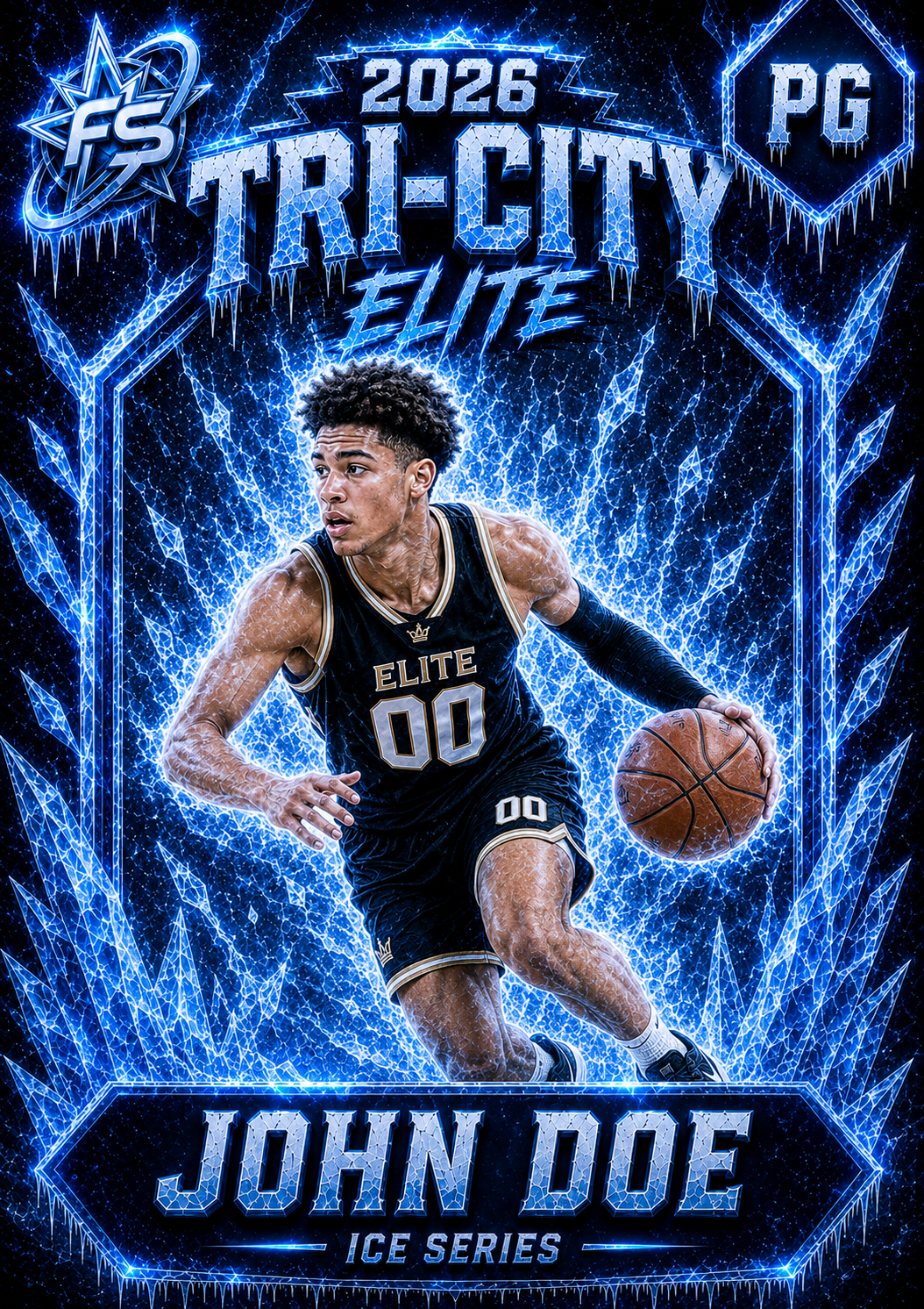 Ice Series Edition Custom Sports Card
